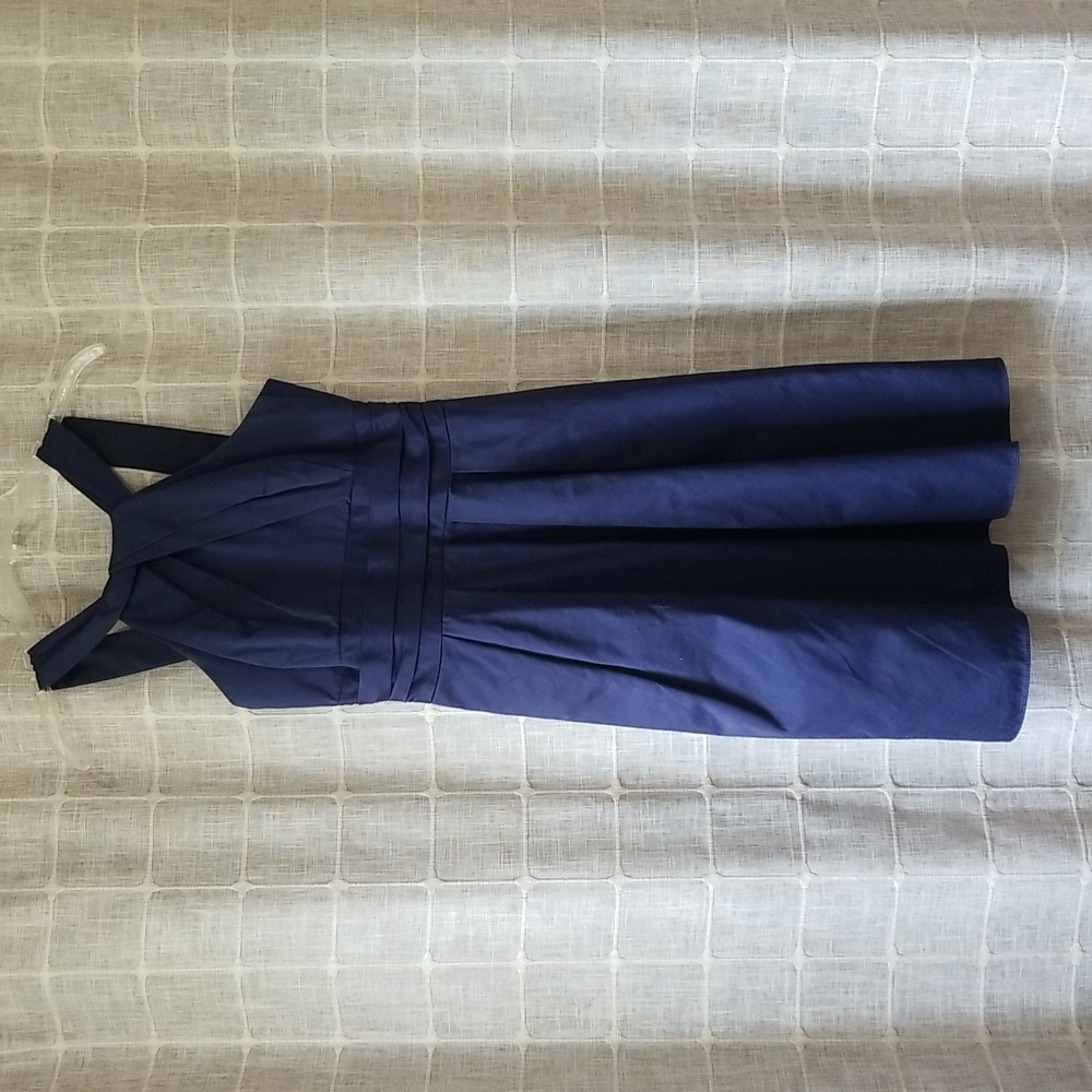David's Bridal Bridesmaid Dress Navy Blue Size 2